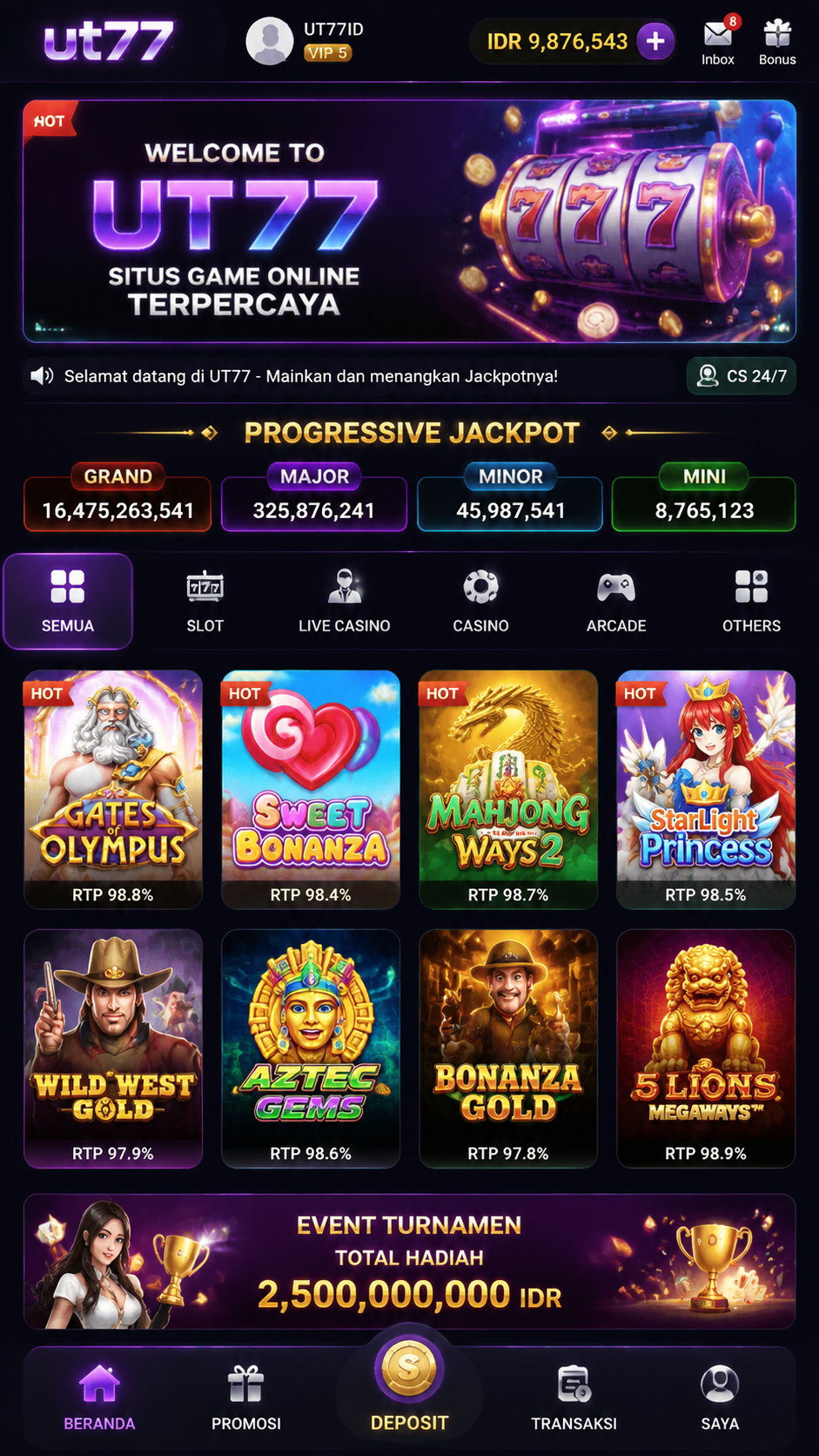 Screenshot 1 ut77